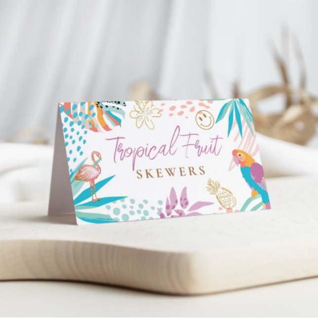 Encantadoras etiquetas alimenticias Fiestas tropic (Subido por el creador)