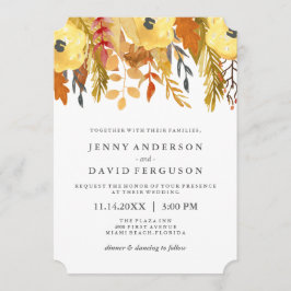 Encantadoras invitaciones a casar con acuarelas de