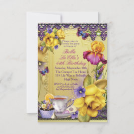 Encantadoras invitaciones a la fiesta de cumpleaño