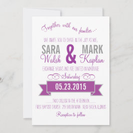 Encantadoras invitaciones para pancartas