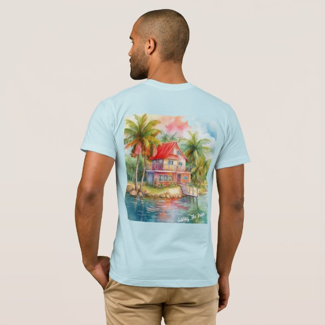 Encanto costero - Viviendo la camiseta soñada (Reverso completo)