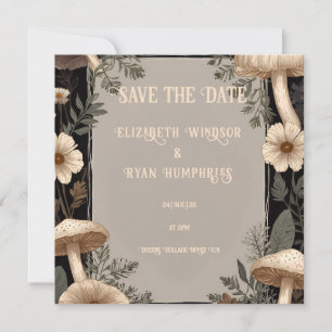 Encanto de Woodland: Invitación a una boda bruta