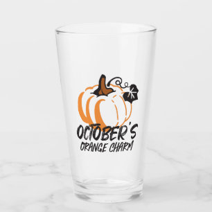 Encanto Naranja de octubre: Silueta de calabaza ca