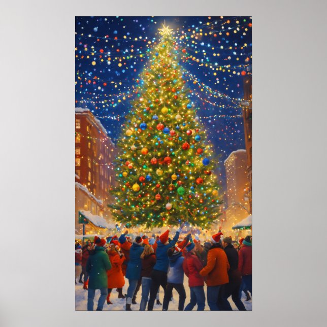 "Encanto nostálgico: Arte navideño vintage (Frente)