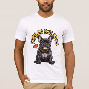 Encanto parisino: camiseta de Bulldog francés