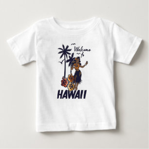Encanto tropical: Bebés Camisetas hawaianos para t