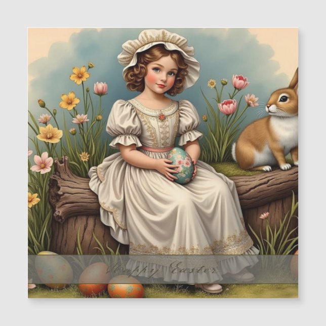 Encanto vintage de Pascua (Anverso)