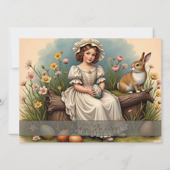 Encanto vintage de Pascua (Anverso)