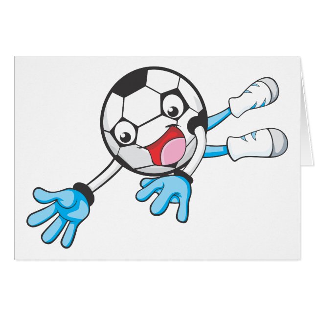 Encargado de la meta del fútbol (Anverso (Horizontal))