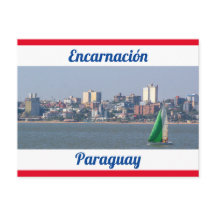 Encarnación, postal Paraguay