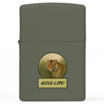 Encendedor de Zippo del tigre de Bengala