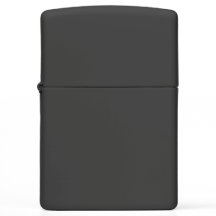 Encendedor mate negro de Zippo