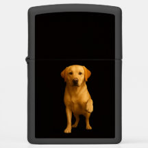 Encendedor Zippo con Labrador Tierno y Amoroso