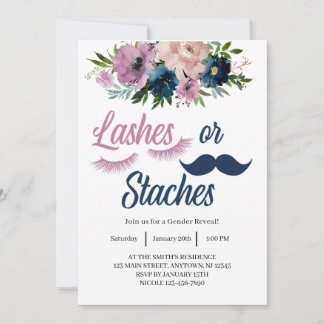 Encendidos o engrapados Género Revelar invitación