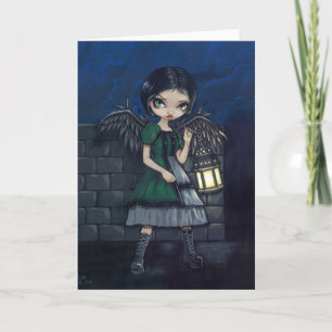 "Encendiendo tarjeta de felicitación de la manera"