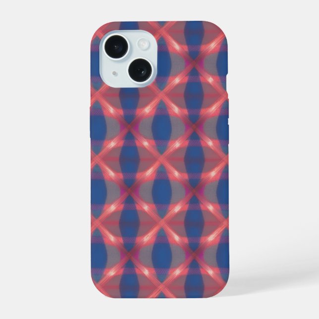 Enchanting Blue Plaid Phone Case (Reverso )