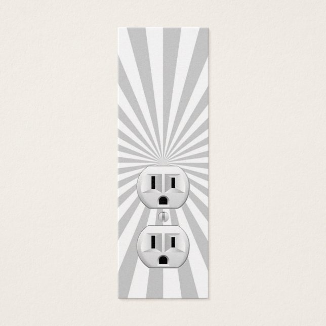Enchufe eléctrico divertido personalizable (Frente)
