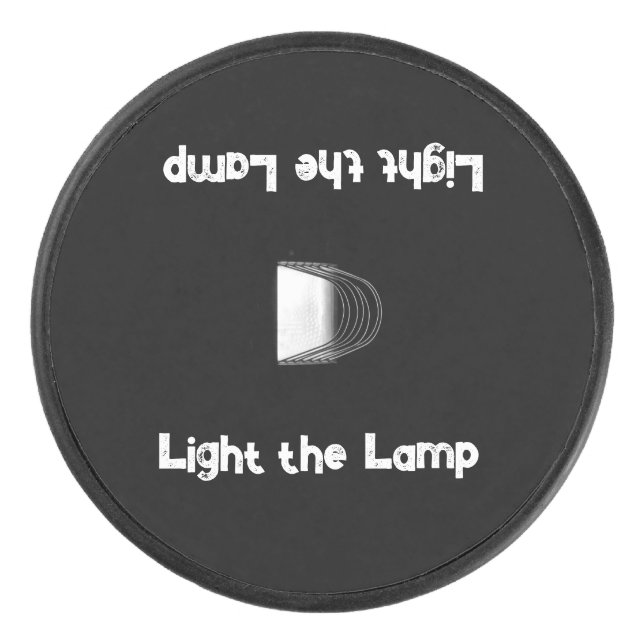 Enciende el Disco de Hockey de la Lámpara (Anverso)