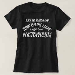 Enciende la luz que sufro de la camisa de Nyctopho