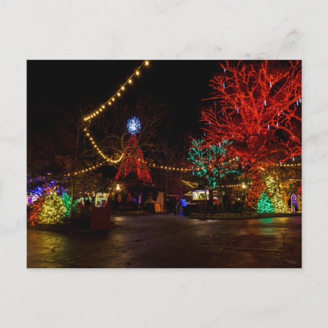 Enciende La Tarjeta De Publicación De Navidades (Anverso)