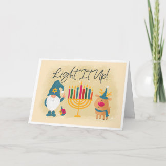 Enciende la tarjeta Hanukkah