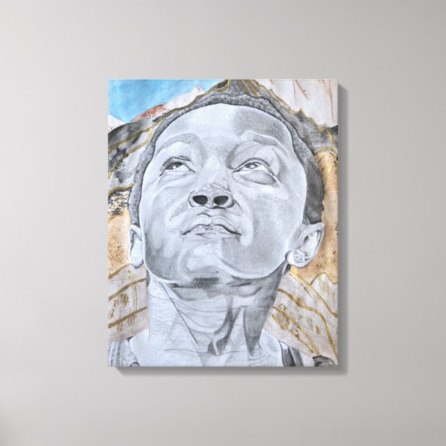 Encima de las colinas, arte impreso (Anverso)