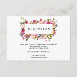 Enclosure de flores de recepción de boda Brilliant