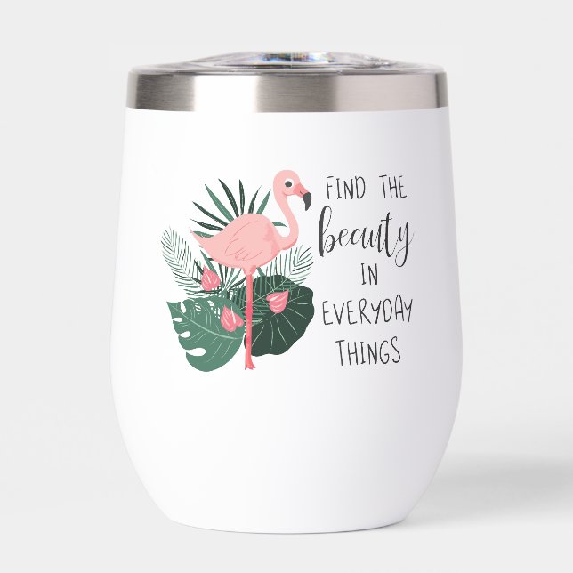 Encontrar La Belleza En Cosas Cotidianas Botella (Frente)