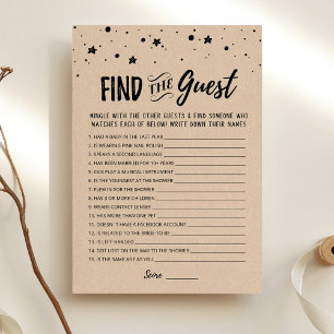 Encontrar la tarjeta de juego editable Bridal Show