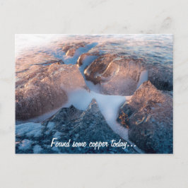 Encontré algo de cobre hoy postal CC0678