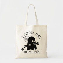 Encontré esta bolsa de Halloween con esqueleto de