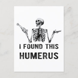 Encontré Esta Tarjeta De Esqueleto Humerus Hallowe