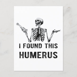 Encontré Esta Tarjeta De Esqueleto Humerus Hallowe