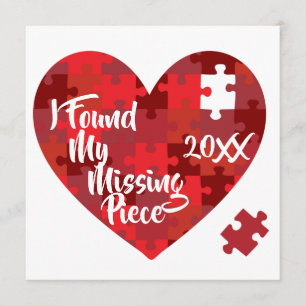 Encontré mi pieza perdida - Invitación de adopción