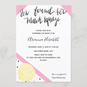 Encontró Su Principal Invitación A La Ducha Bridal