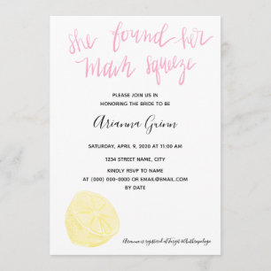 Encontró Su Principal Invitación A La Ducha Bridal