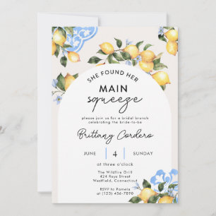 Encontró Su Principal Invitación A La Ducha Bridal