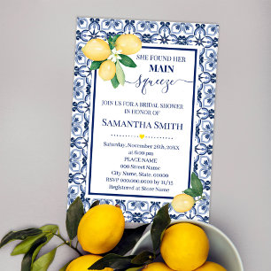 Encontró Su Principal Invitación A La Ducha Bridal