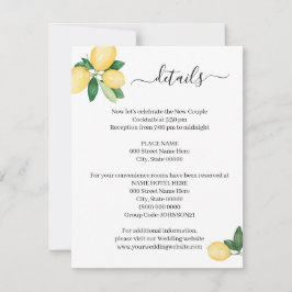 Encontró su tarjeta de inserción de Squeeze Lemons