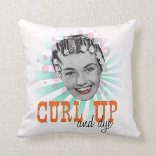 Encrespe para arriba y teña el Cojín decorativo