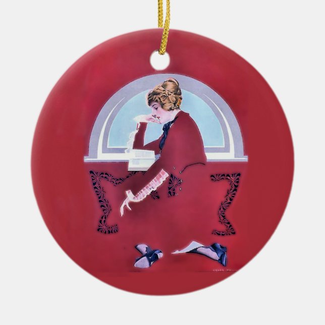 Encréspese para arriba con un buen ornamento del (Frente)