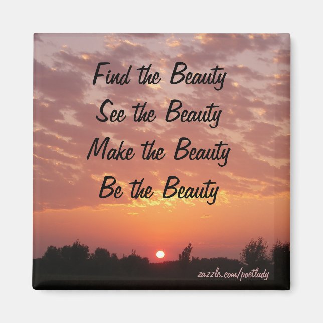 Encuentra el imán de belleza (Frente)