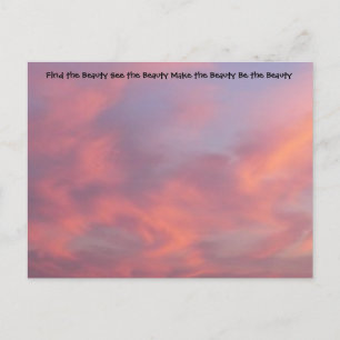 Encuentra la postal rosa de la belleza