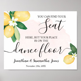 Encuentra tu asiento Señal de recepción de boda li