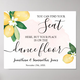 Encuentra tu asiento Señal de recepción de boda li