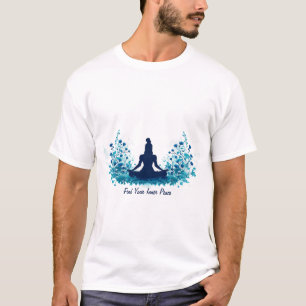 Encuentra tu camiseta de meditación de paz interio