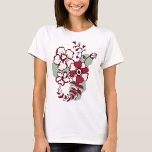 Encuentra tu camiseta perfecta para mujeres floral