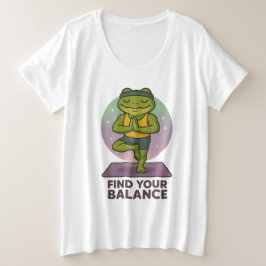 Encuentra tu equilibrio - Camiseta femenina de ran