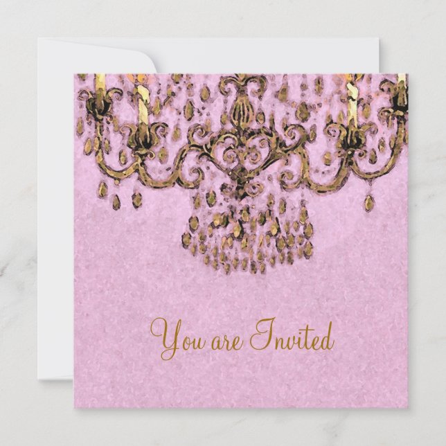 Encuéntrame bajo la lámpara ~ Invitaciones (Anverso)