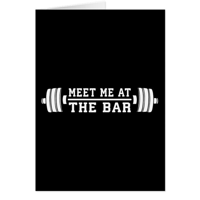 Encuéntrame En El Bar - Barbell - Entrenamiento (Frente)